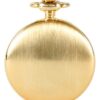Gold Brushed Quartz Full Hunter Pocket Watch