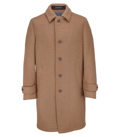 Camel Wool/Blend Overcoat