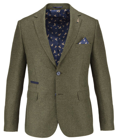 Olive Textured Blazer