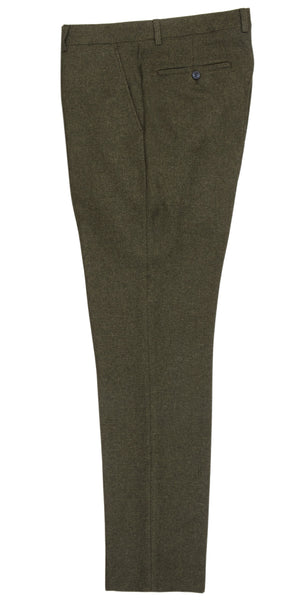 Olive Textured Blazer Trousers