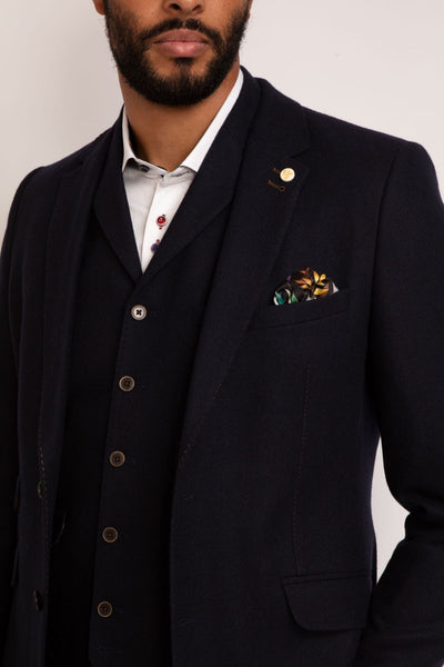 Woven Navy Blazer