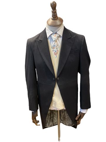 Royal Ascot Luxury Black Dugdale Bros Woollen Morning Jacket